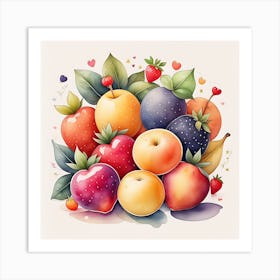 Fruitful Medley Art Print