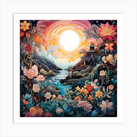 Fairy Landscape Art Print