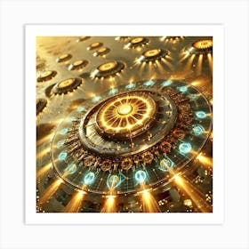 Energy Shields Converted Art Print