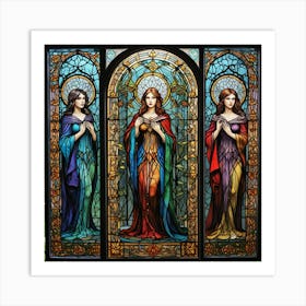 Three Wise Women Art Print