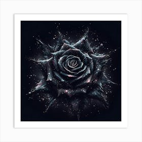 Black Rose 4 Art Print