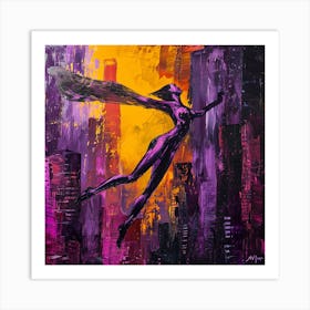 'Flying Woman' Art Print