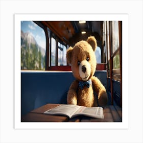 Teddy Bear Art Print