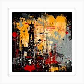 Splatter Art 1 Art Print