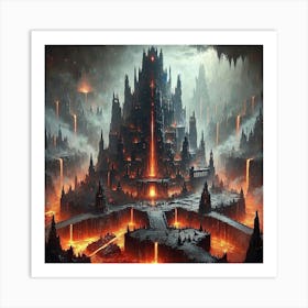 Obsidian Citadel Art Print