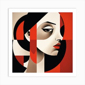 Bauhaus Bulgarian Woman 01 Art Print