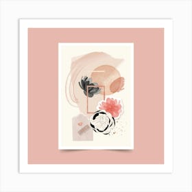 Abstract Floral Print Art Print