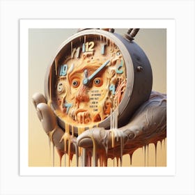 Clock Of The Dead 1 Art Print