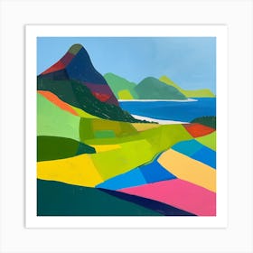 Abstract Travel Collection Saint Kitts And Nevis 1 Art Print