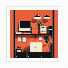 Office Space 5 Art Print