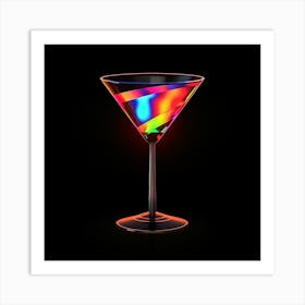 Colourful Martini Glass - abstract art, abstract painting  city wall art, colorful wall art, home decor, minimal art, modern wall art, wall art, wall decoration, wall print colourful wall art, decor wall art, digital art, digital art download, interior wall art, downloadable art, eclectic wall, fantasy wall art, home decoration, home decor wall, printable art, printable wall art, wall art prints, artistic expression, contemporary, modern art print, Art Print