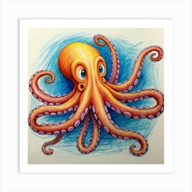 Octopus 113 Art Print