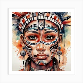 African Woman Art Print