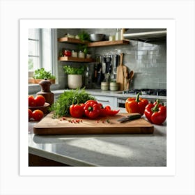 Chopping Board 1 Art Print