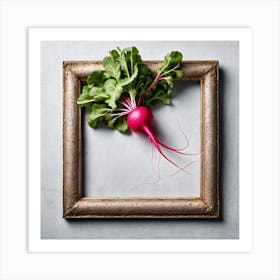 Beetroot In A Frame Art Print