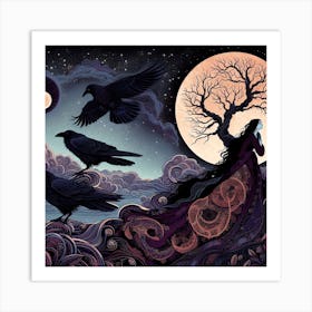 Crows 1 Art Print