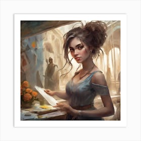 Elisabeth Art Print