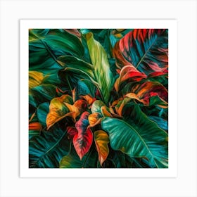 Tropical Leaves Art Print