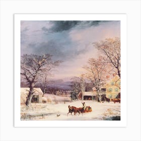 Winter Scene Art Print