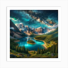 Starry Night Art Print