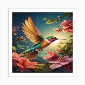 Hummingbird Art Print