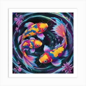 Koi 2 Art Print