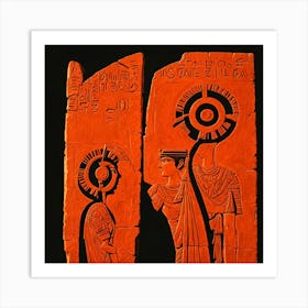 Egyptian Relief Art Print