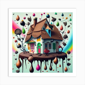 House In The Sky Art Print