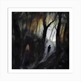 Dark Forest 1 Art Print