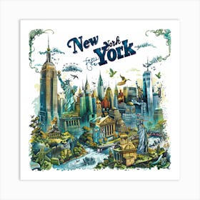 New York City 25 Art Print