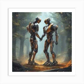 A Highly Advanced Android With Synthetic Skin And Emotions, Indistinguishable From Humans 8 Art Print