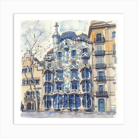 Gaud'S House Art Print