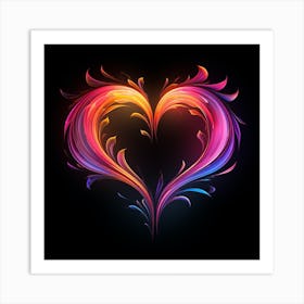 Love Neon (21) Art Print