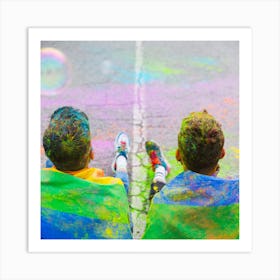 Holi Festival Art Print