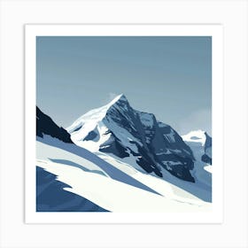 Swiss Mountains Art Print