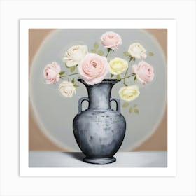 Flowers in a vase 2 Art Print