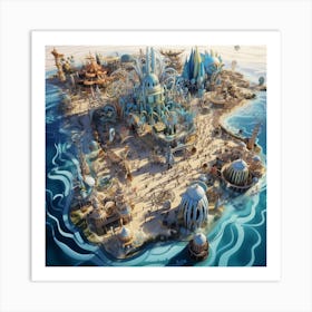 Fantasy Island 1 Art Print