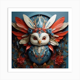 Whimsical Creatures Art Print