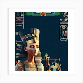 Egyptian Queen 13 Art Print