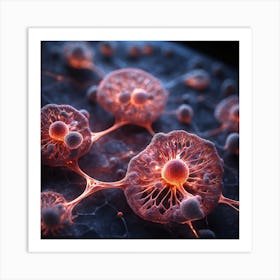 Cells 3d Illustration Art Print