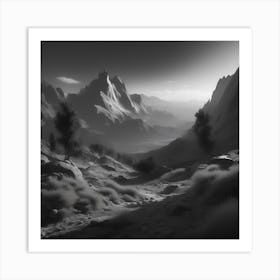 Mountain Landscape 11 Art Print