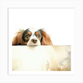 King Charles Spaniel Dog Art Print