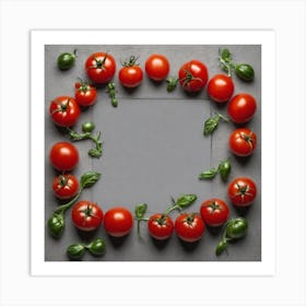 Frame Of Tomatoes 1 Art Print