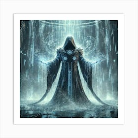 Cascade Sovereignty Scifi Stormcallers Heavy Rain Art Print