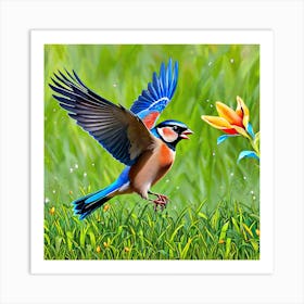 Bird In Flight 17 Art Print