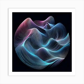 Abstract Wave Art Print