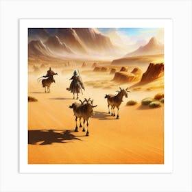 Kings Of The Desert 1 Art Print