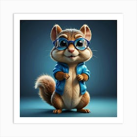 Alvin And The Chipmunks 34 Art Print