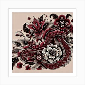 Paisley 1 Art Print