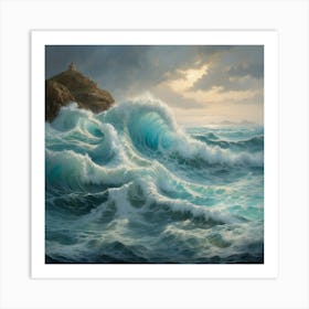 Stormy Seas Art Print